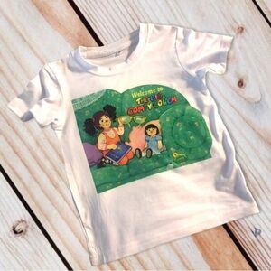 Youth Small White unisex Big Comfy Couch Shirt 2T-5T Loonette and Molly